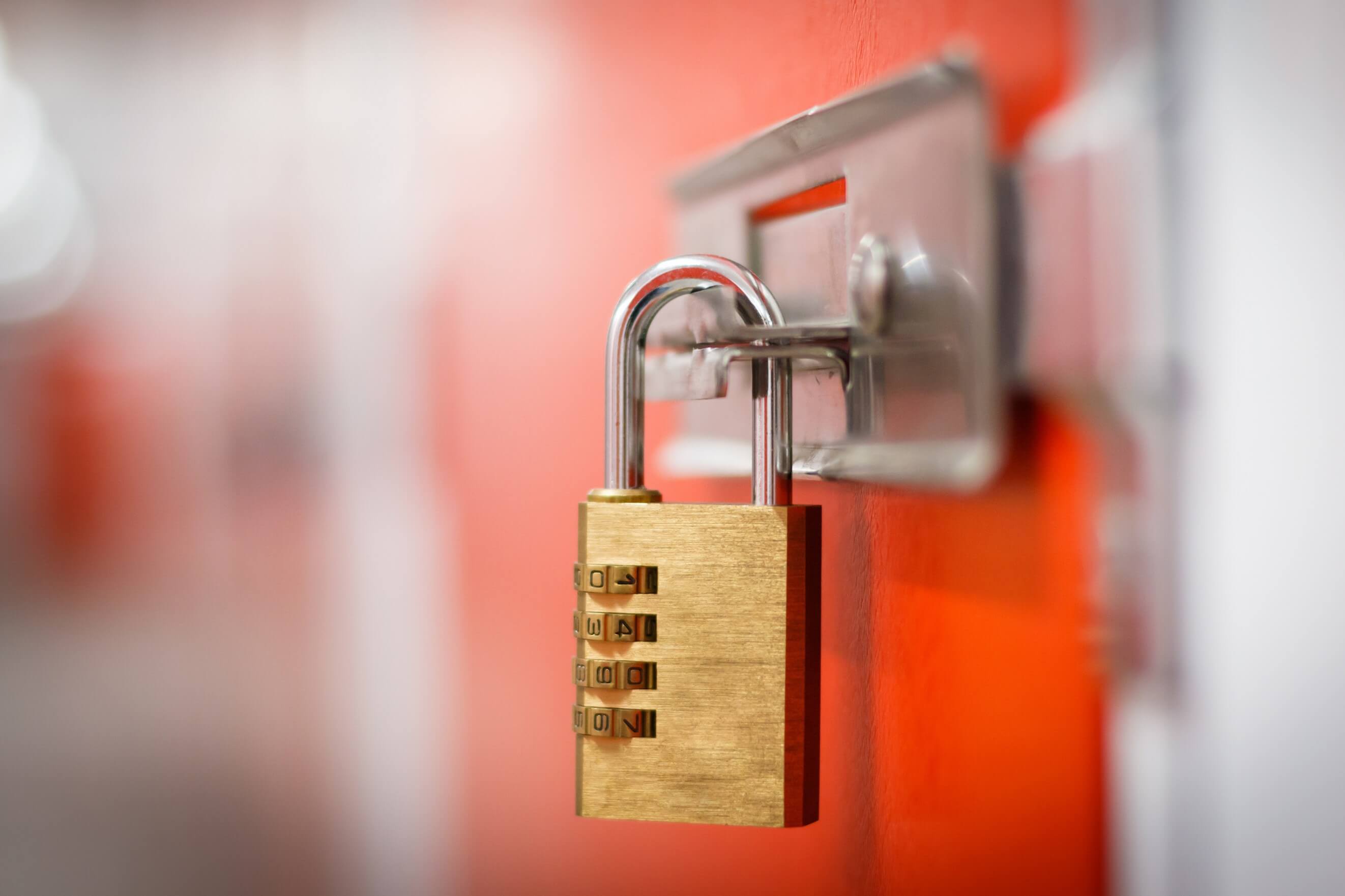 Secure Lockup for storage with padlock